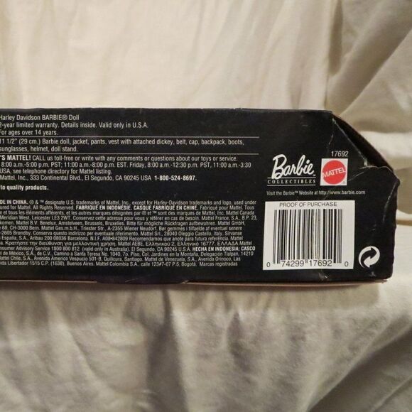1997 Harley Davidson Barbie 1st in Series NRFB - Picture 12 of 13